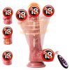 Thrusting Vibrating Dildo with 9 Modes and Heating, Remote Realistic Dildos Sex Toys with Suction for Women