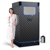 Portable sauna tent room-Black
