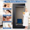 Portable sauna tent room-Black