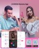 LOVENSE Nora Rabbit Vibrator with APP Control, Pink Vibrator Rabbit with Dual Motor, Clitoral Stimulator Dildo Massager