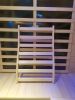 Hemlock round stick Sauna backrest