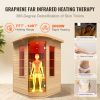 Far Infrared Wooden Sauna, Room Home Sauna Spa for 2 Person