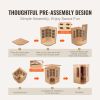 Far Infrared Wooden Sauna, Room Home Sauna Spa for 2 Person