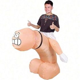 Perfect Valentine Gift Inflatable Costume For Adults With Pump Hilarious Blow Up Halloween Party Outfit, Group Costumes For Bachelorette Birthday (Option: IF boy)