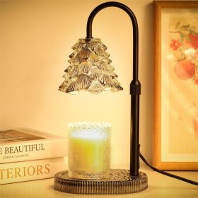 Candle Warmer Lamp With Timer & Dimmer , Adjustable Wax Melt Lamp For Jar Candles, Home Decor Accent (Option: White)