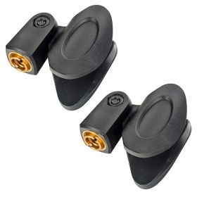 5 Core Microphone Clip Holder 2 Pieces With Screw Adapters 5/8 To 3/8 Inch (Option: MC022PCS)