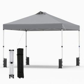 Outdoor Commercial Canopy Tent With Storage Bag For Various Outdoor Adventures, Camping, BBQs, Markets, Etc (Option: Gray)