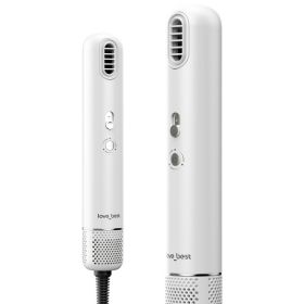 Mini Hair Dryer - Portable Travel Size Hair Dryer, 110,000 RPM For Fast Drying, 1000 Million Ionic For Smoothing, 0.55lb Lightweight Mini Size, L (Option: White)