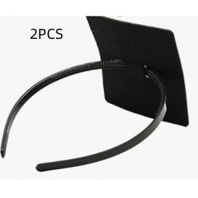 Strong Drop-resistant Hair Band Suitable For Graduation Cap (Option: Square-2pcs)