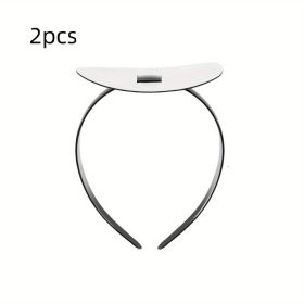 Strong Drop-resistant Hair Band Suitable For Graduation Cap (Option: Round-2pcs)