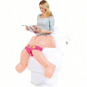 Perfect Valentine Gift Inflatable Costume For Adults With Pump Hilarious Blow Up Halloween Party Outfit, Group Costumes For Bachelorette Birthday (Option: IF girl)
