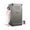 Portable Steam Sauna with 3L Steam Generator Remote Control Wood Foot Massager and Foldable Chair for Home